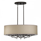 Taiko 5 Light Isle Ceiling Pendant Light In Old Bronze Finish TAIKO5-ISLE