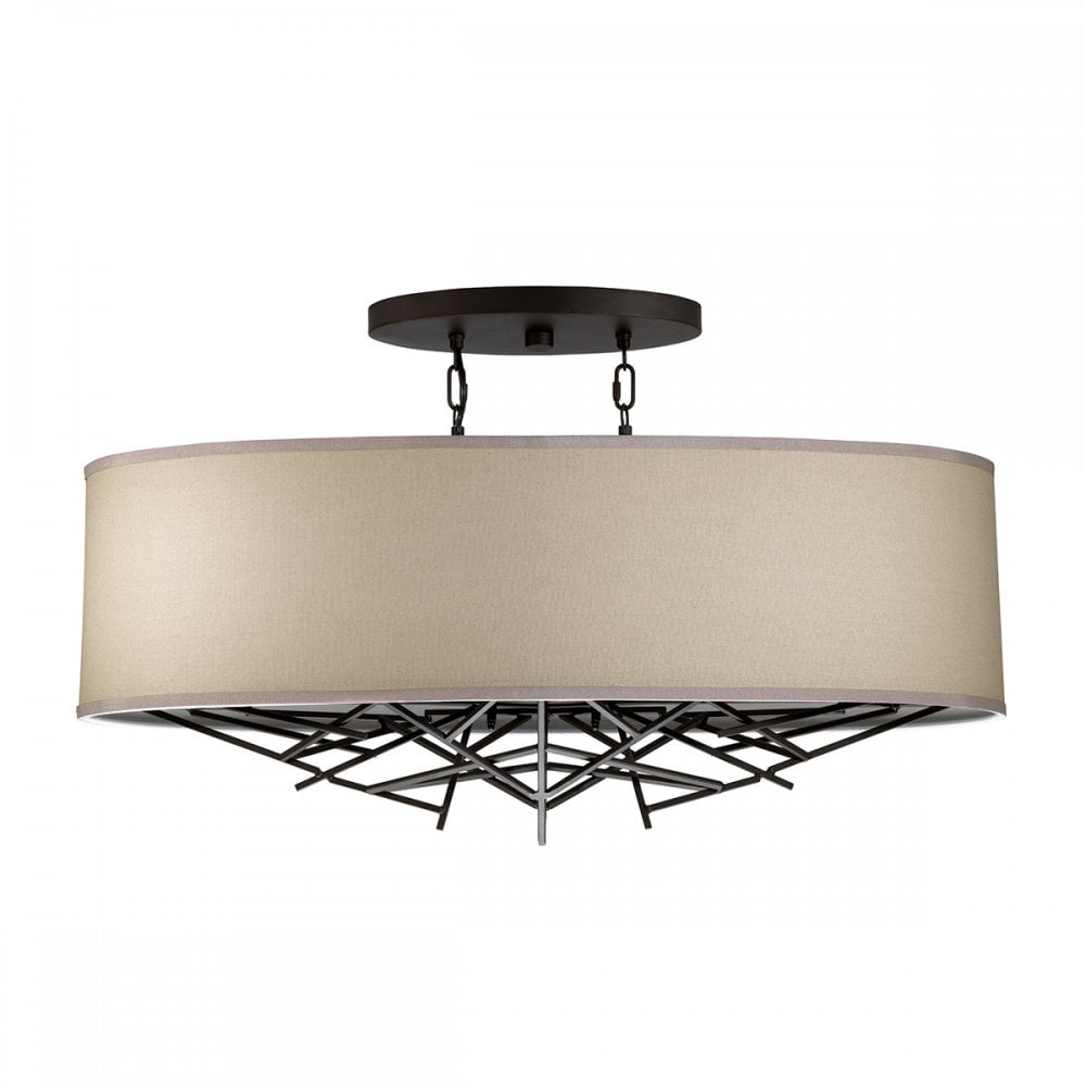 Taiko 5 Light Isle Ceiling Pendant Light In Old Bronze Finish TAIKO5-ISLE