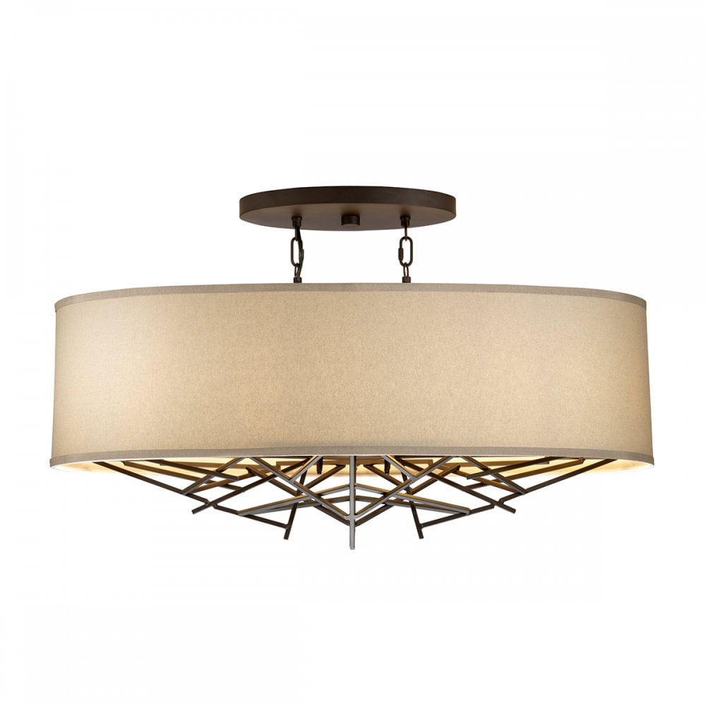 Taiko 5 Light Isle Ceiling Pendant Light In Old Bronze Finish TAIKO5-ISLE