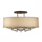 Taiko 5 Light Isle Ceiling Pendant Light In Old Bronze Finish TAIKO5-ISLE