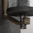 Angelo Single Wall Light In Slate Grey Metal QN-ANGELO1
