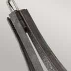 Angelo 6 Light Ceiling Chandelier In Slate Grey Metal And Distressed Weathered Oak QN-ANGELO6
