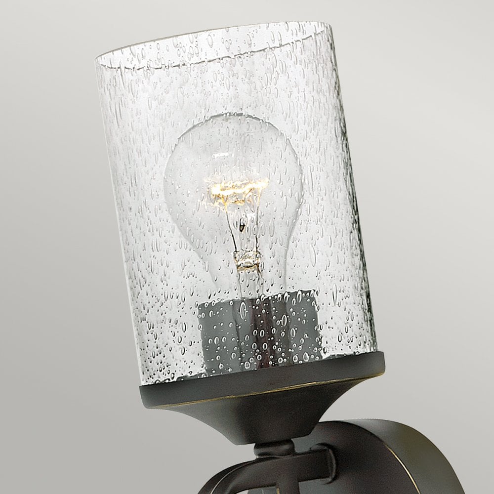 Casa Classic 1 Light Wall Light In Olde Black Finish HK-CASA1
