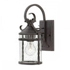 Casa Classic Outdoor Small Wall Light In Olde Black Finish HK-CASA-S