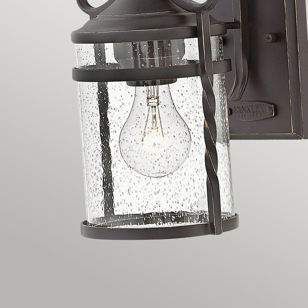 Casa Classic Outdoor Small Wall Light In Olde Black Finish HK-CASA-S