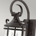 Casa Classic Outdoor Medium Wall Light In Olde Black Finish HK-CASA-M