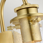 Braelyn 1 Light Vintage Bathroom Wall Light In Brushed Brass Finish QN-BRAELYN1-BB