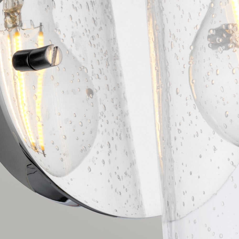 Braelyn 1 Light Vintage Bathroom Wall Light In Polished Chrome Finish QN-BRAELYN1-PC