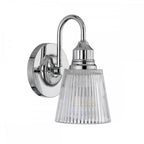 Addison 1 Light Wall Light In Polished Chrome Finish IP44 QN-ADDISON1-BATH