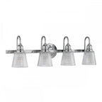 Addison 4 Light Wall Light In Polished Chrome Finish IP44 QN-ADDISON4-BATH
