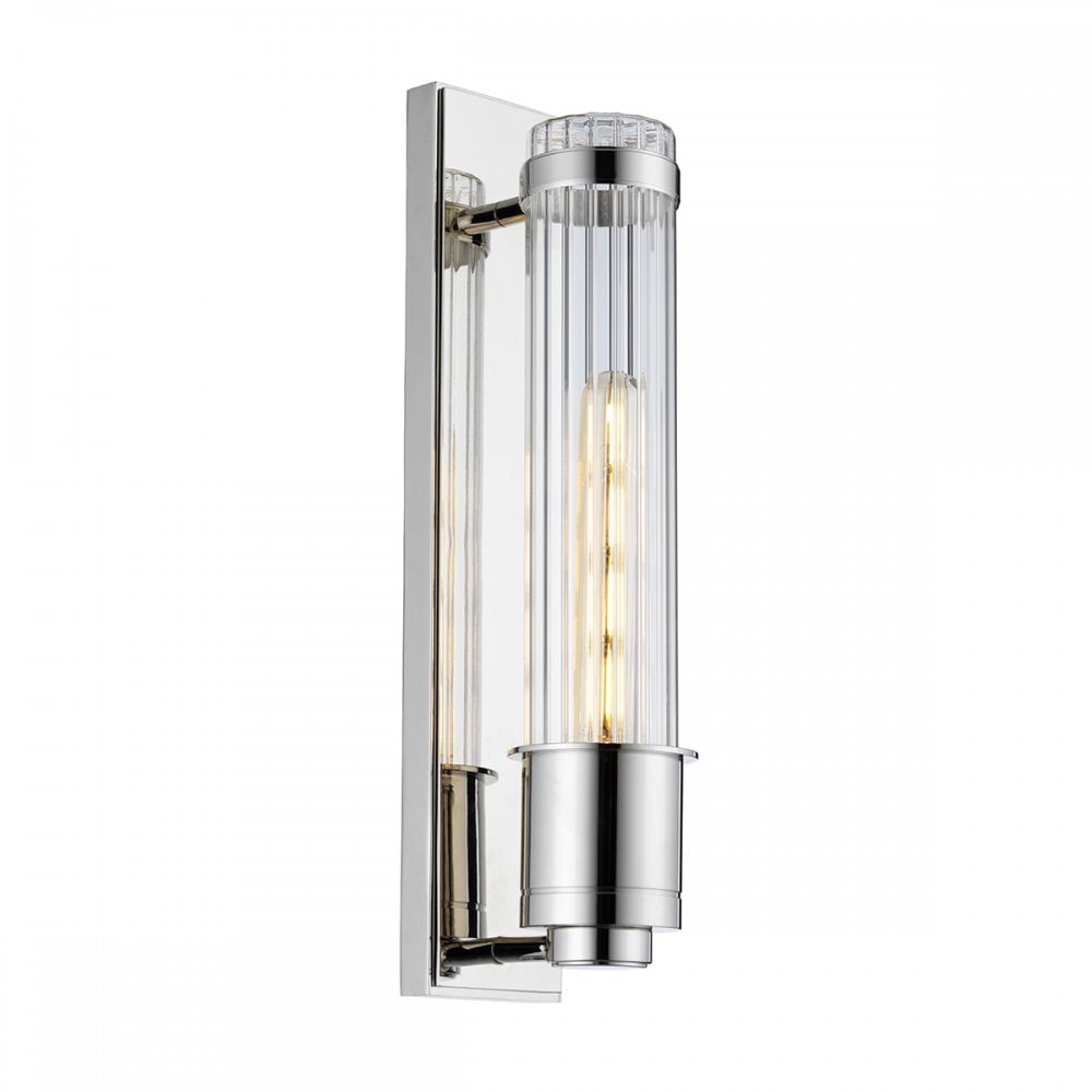 Wellington 1 Light Bathroom Wall Light In Polished Chrome Finish QN-WELLINGTON1-PC