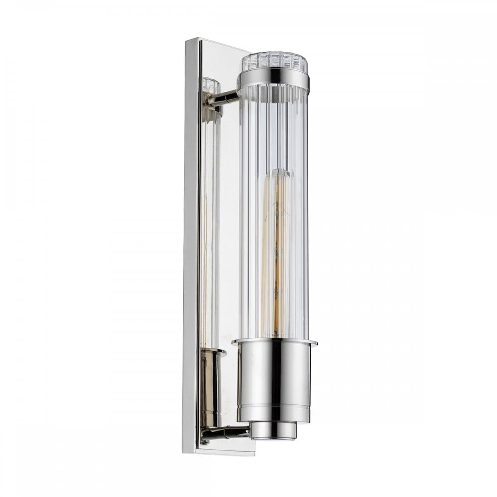 Wellington 1 Light Bathroom Wall Light In Polished Chrome Finish QN-WELLINGTON1-PC