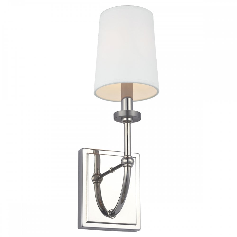 Felixstowe 1 Light Bathroom Wall Light In Polished Chrome Finish IP44 QN-FELIXSTOWE1