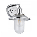 Rigby 1 Light Bathroom Wall Light In Polished Chrome Finish QN-RIGBY1-BATH-PC