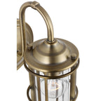 Urban Restoration 1 Light Bathroom Wall Light In Dark Antique Brass Finish QN-URBANREST1