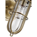 Urban Restoration 1 Light Bathroom Wall Light In Dark Antique Brass Finish QN-URBANREST1