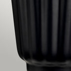 Bexley Satin Black Ceramic Table Lamp In Brushed Brass Finish QN-BEXLEY-TL-BKBB