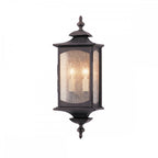 Market Square Outdoor 2 Light Wall Light In Oil Rubbed Bronze Finish QN-MARKET-SQUARE-M