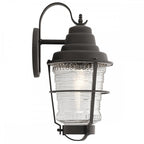 Chance Harbor Outdoor 1 Light Wall Lantern In Weathered Zinc QN-CHANCE-HARBOR-L
