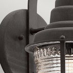 Chance Harbor Outdoor 1 Light Wall Lantern In Weathered Zinc QN-CHANCE-HARBOR-S