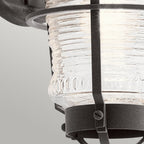 Chance Harbor Outdoor 1 Light Wall Lantern In Weathered Zinc QN-CHANCE-HARBOR-S