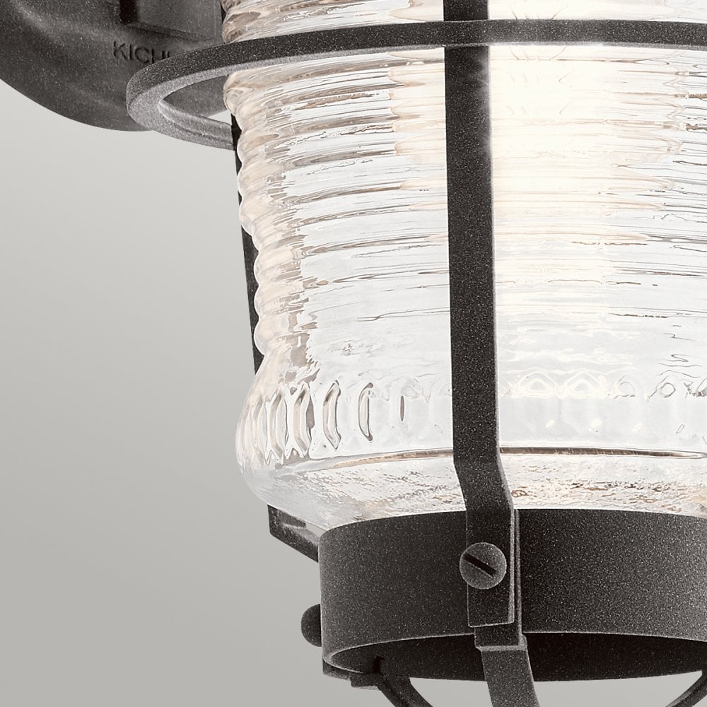 Chance Harbor Outdoor 1 Light Wall Lantern In Weathered Zinc QN-CHANCE-HARBOR-S