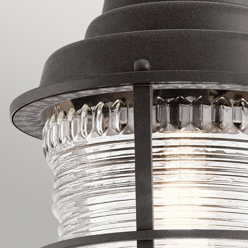 Chance Harbor Outdoor 1 Light Chain Lantern In Weathered Zinc QN-CHANCE-HARBOR8