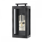 Sutcliffe Outdoor 1 Light Wall Lantern In Aged Zinc QN-SUTCLIFFE-S-AZ