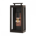 Sutcliffe Outdoor 1 Light Wall Lantern In Oil Rubbed Bronze QN-SUTCLIFFE-S-OZ