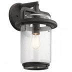 Andover 1 Light Wall Lantern In Weathered Zinc Finish QN-ANDOVER-L