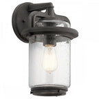 Andover 1 Light Wall Lantern In Weathered Zinc Finish QN-ANDOVER-M