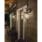 Andover 1 Light Wall Lantern In Weathered Zinc Finish QN-ANDOVER-M