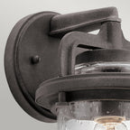 Andover 1 Light Wall Lantern In Weathered Zinc Finish QN-ANDOVER-S