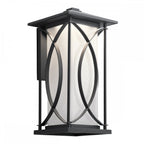 Ashbern Outdoor 1 Light Wall Lantern In Textured Black Finish QN-ASHBERN-L
