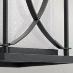 Ashbern Outdoor 1 Light Wall Lantern In Textured Black Finish QN-ASHBERN-L