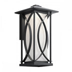 Ashbern Outdoor 1 Light Wall Lantern In Textured Black Finish QN-ASHBERN-M