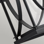 Ashbern Outdoor 1 Light Wall Lantern In Textured Black Finish QN-ASHBERN-M