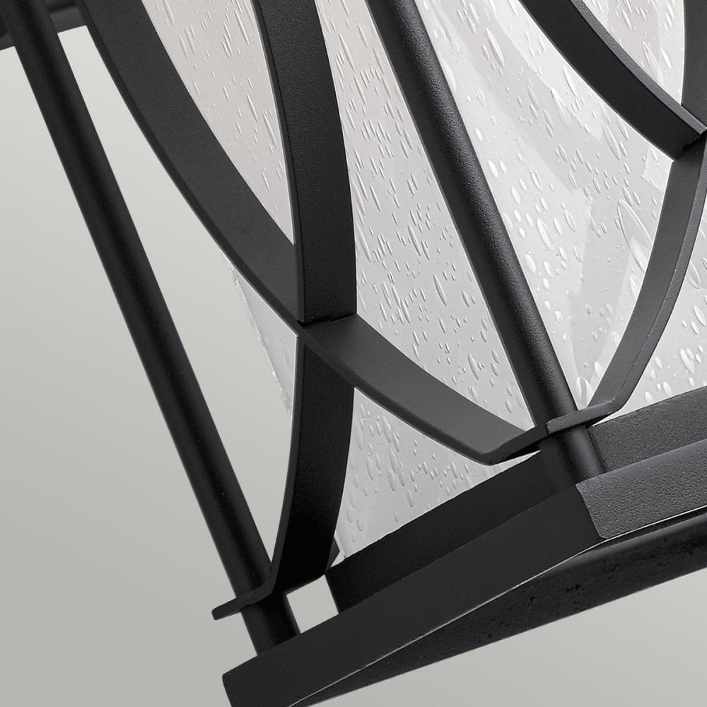 Ashbern Outdoor 1 Light Wall Lantern In Textured Black Finish QN-ASHBERN-M