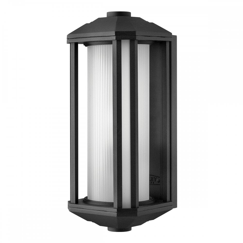 Castelle Outdoor Medium Wall Lantern In Black Finish QN-CASTELLE-M-BLK