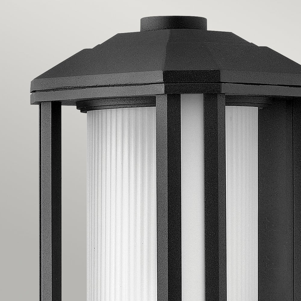 Castelle Outdoor Medium Wall Lantern In Black Finish QN-CASTELLE-M-BLK
