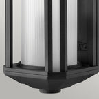 Castelle Outdoor Medium Wall Lantern In Black Finish QN-CASTELLE-M-BLK