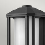 Castelle Outdoor Small Wall Lantern In Black Finish QN-CASTELLE-S-BLK