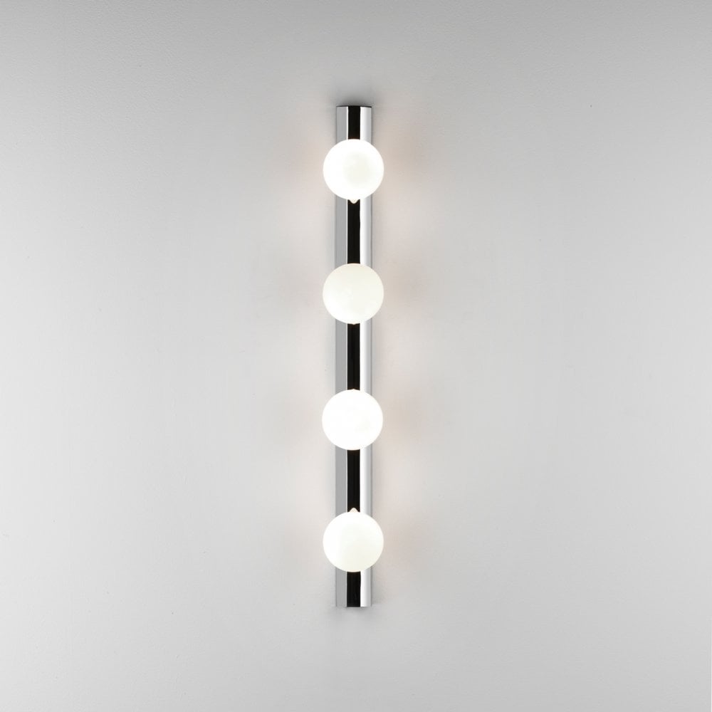 Cabaret Bathroom Wall Light In Polished Chrome Finish IP44 1087009