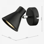 Diza Single Wall Spotlight In Matt Black Finish DIZ0722