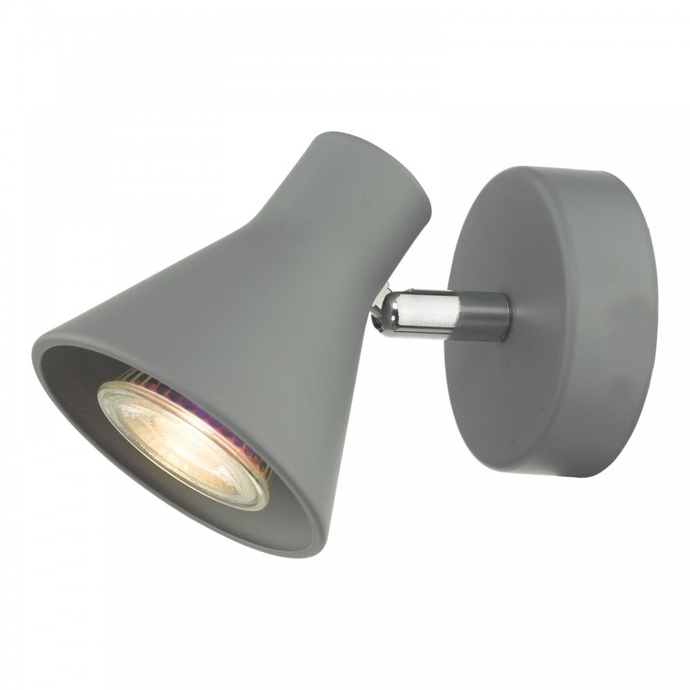 Diza Single Spotlight In Matt Grey Finish DIZ0739