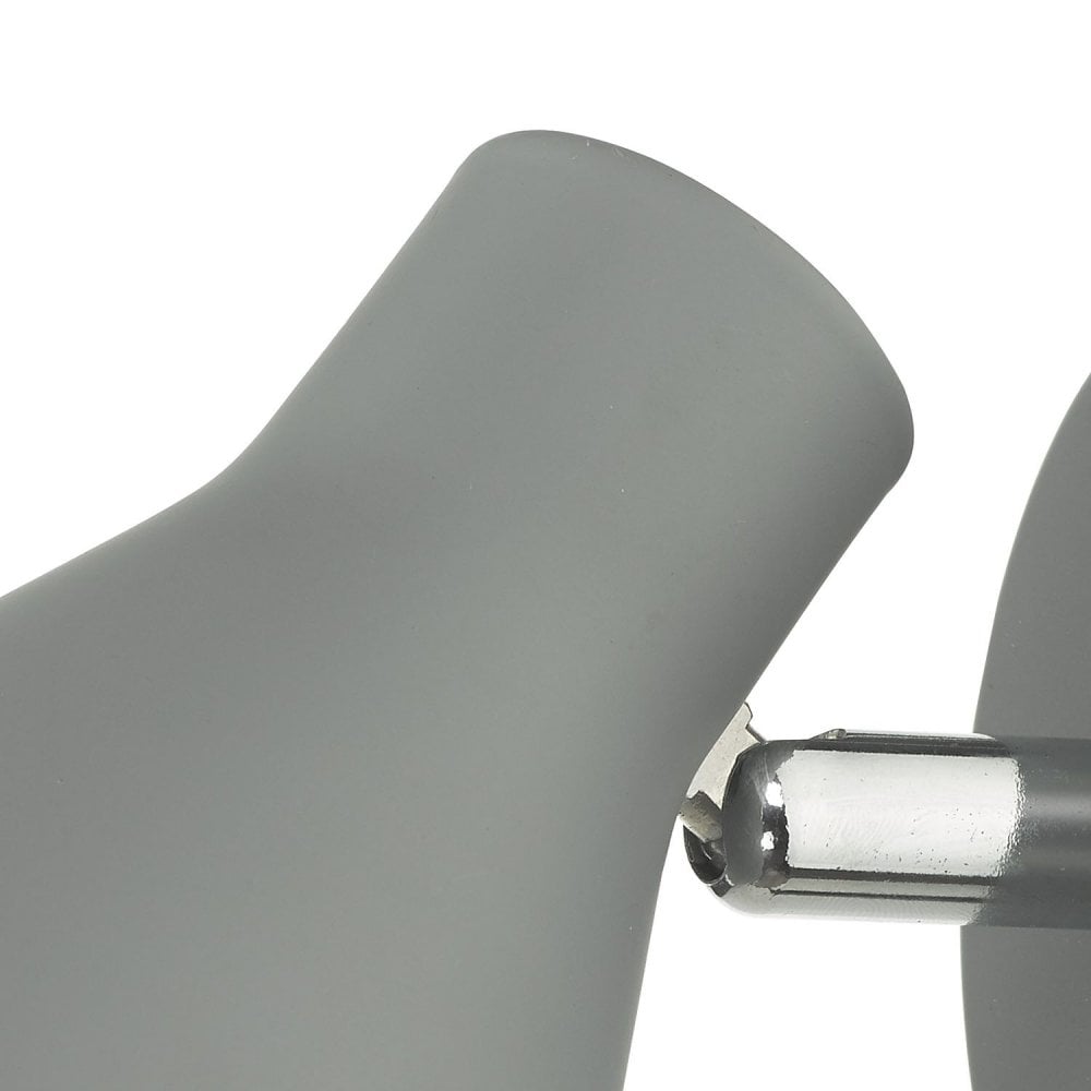 Diza Single Spotlight In Matt Grey Finish DIZ0739