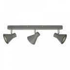 Diza 3 Light Spotlight Bar Ceiling Light In Matt Grey Finish DIZ7339