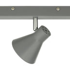 Diza 3 Light Spotlight Bar Ceiling Light In Matt Grey Finish DIZ7339