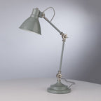 Eunice Task Lamp Grey And Satin Nickel Finish EUN4239