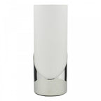 Faris Touch Table Lamp In Polished Chrome Finish With Alabaster Glass FAR4250